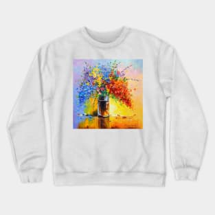 Bouquet of wild flowers Crewneck Sweatshirt